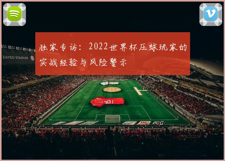 独家专访：2022世界杯压球玩家的实战经验与风险警示